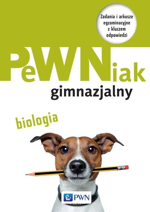 Książka - PeWNiak gimnazjalny. Biologia. Zadania i arkusze egzaminacyjne z kluczem odpowiedzi