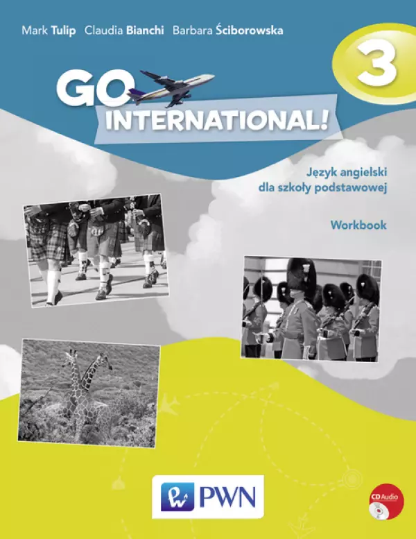 Książka - GO International! 3. Zeszyt ćwiczeń. Szkoła podstawowa + CD