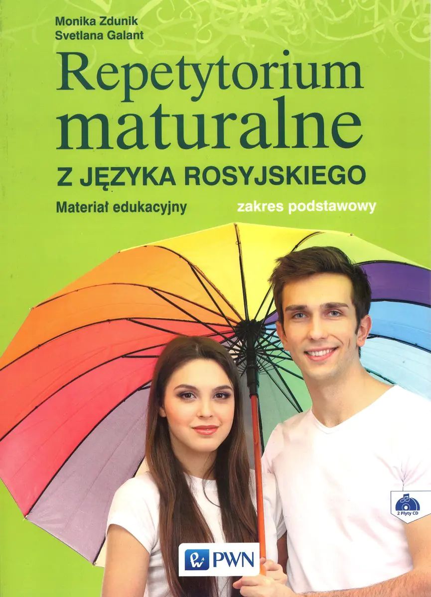 Książka - Repetytorium maturalne z języka rosyjskiego. Materiał edukacyjny. Zakres podstawowy + CD