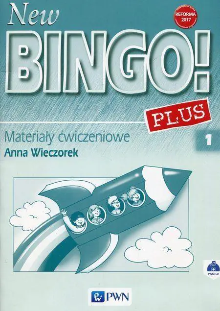 Książka - New Bingo! 1 Plus. Materiały ćwiczeniowe. Reforma 2017 + mp3