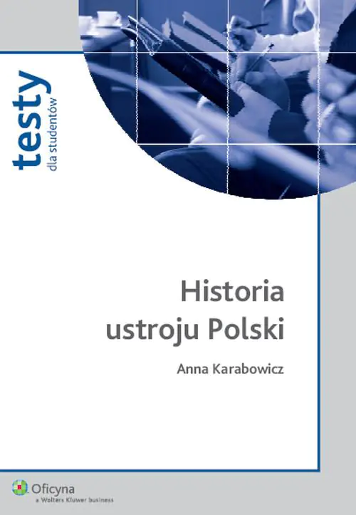 Książka - Historia ustroju Polski