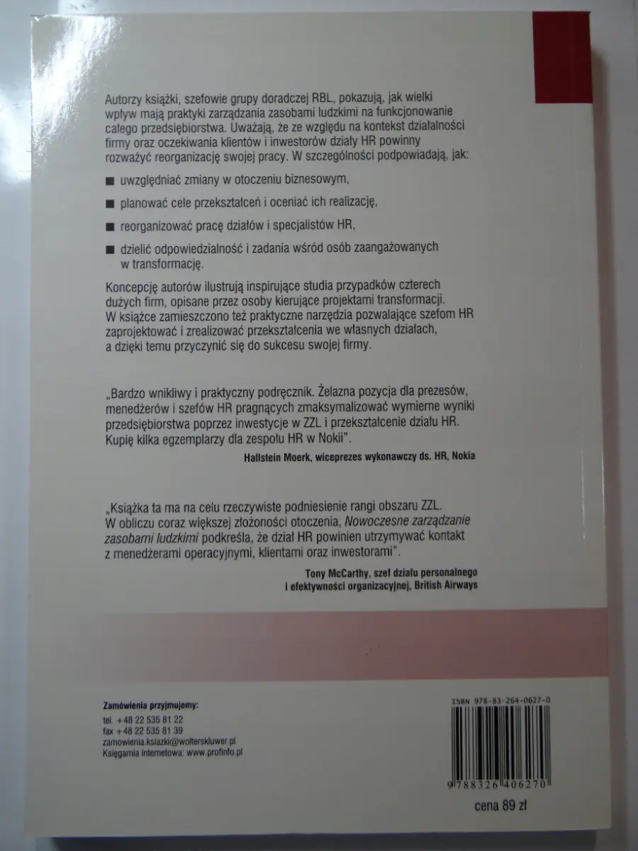 Książka - Nowoczesne zarządzanie zasobami ludzkimi