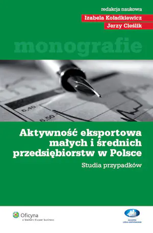 Książka - Aktywność eksportowa małych i średnich przedsiębiorstw w Polsce