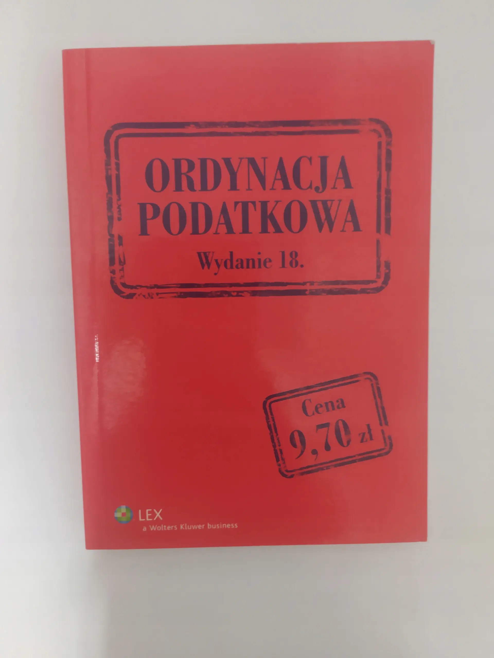 Książka - Ordynacja podatkowa