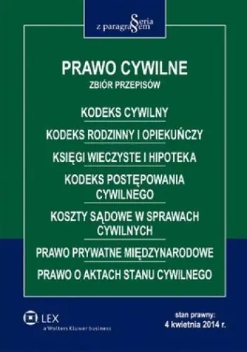 Książka - Prawo cywilne Zbiór przepisów
