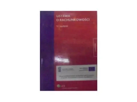 Książka - Ustawa o rachunkowości