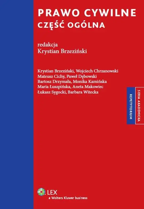 Książka - Prawo cywilne. Część ogólna