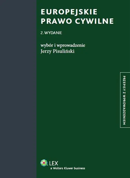 Książka - Europejskie prawo cywilne