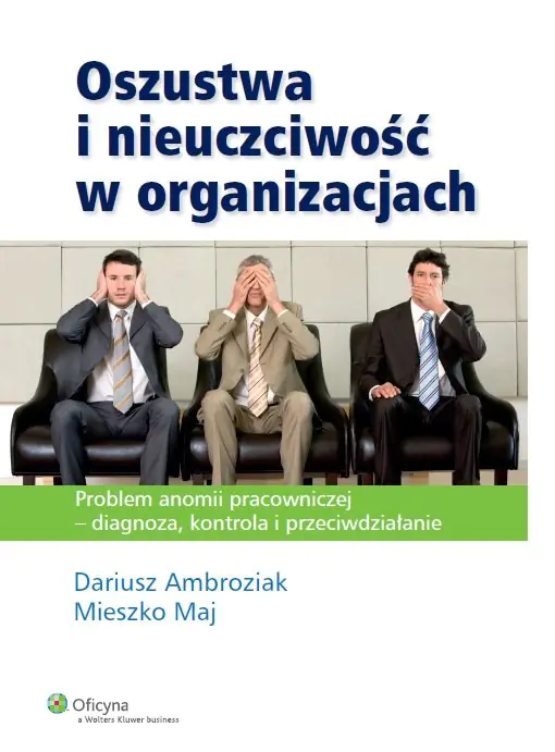Książka - Oszustwa i nieuczciwość w organizacjach