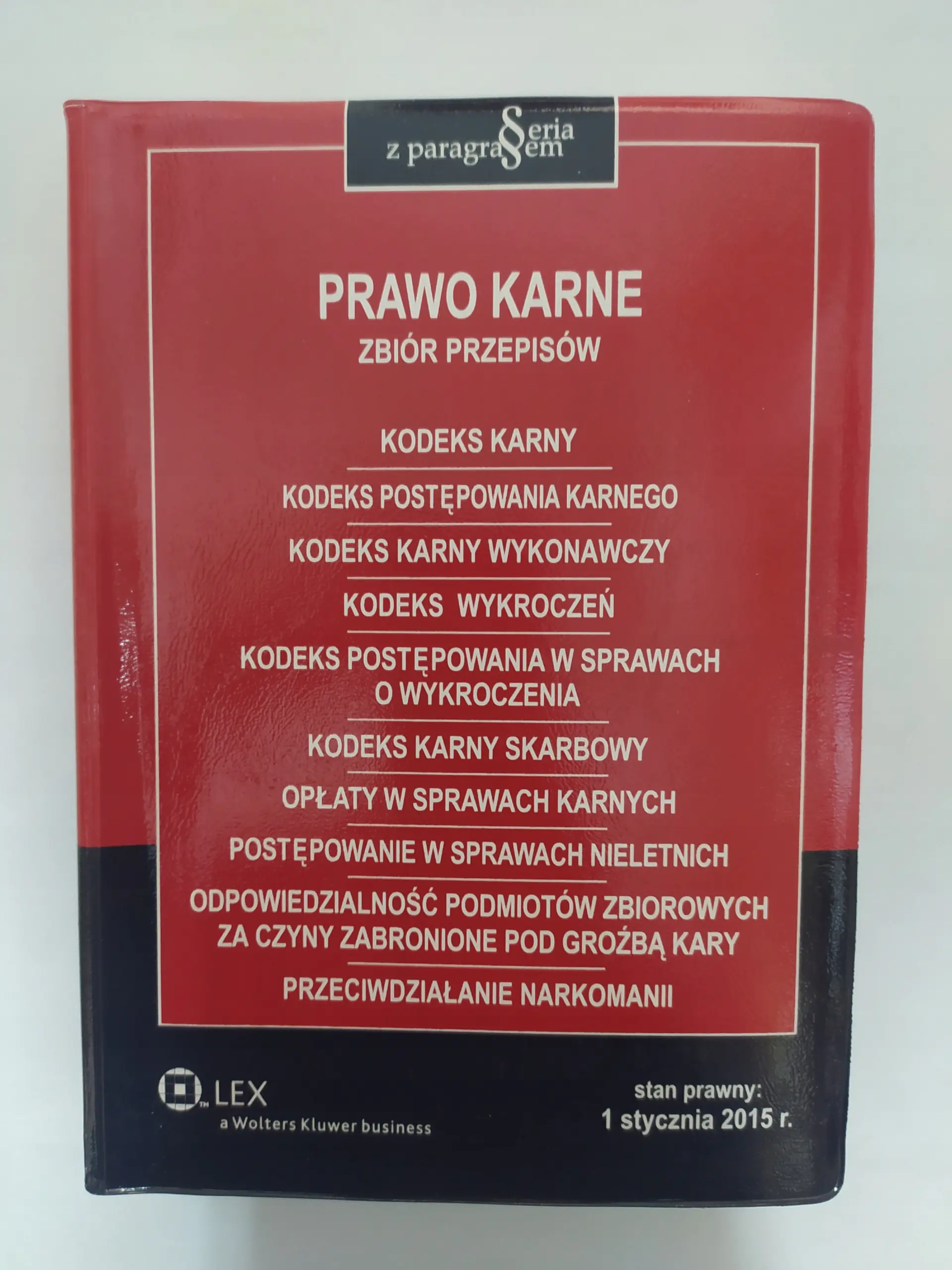 Książka - Prawo karne Zbiór przepisów