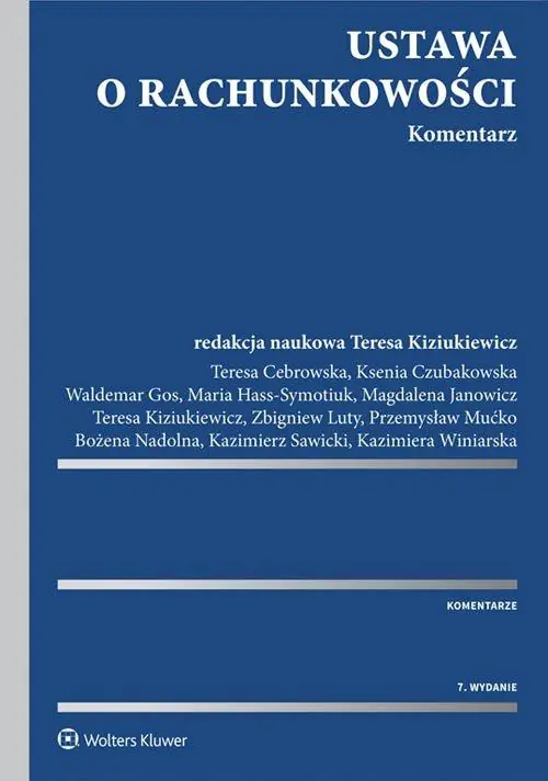 Książka - Ustawa o rachunkowości.Komentarz