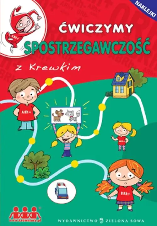 Książka - Ćwiczymy spostrzegawczość z Krewkim