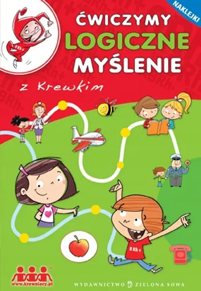 Książka - Ćwiczymy logiczne myślenie z Krewkim