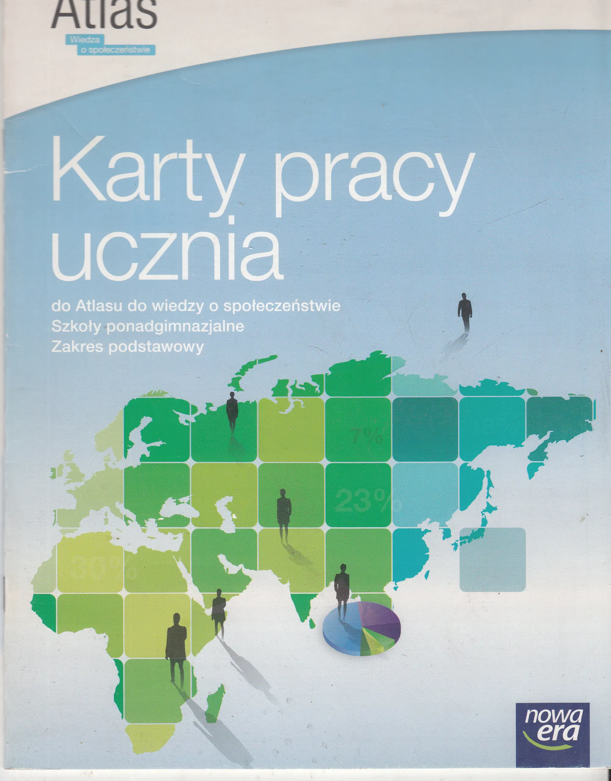 Książka - Wiedza o społeczeństwie. Karty pracy ucznia do Atlasu do wiedzy o społeczeństwie