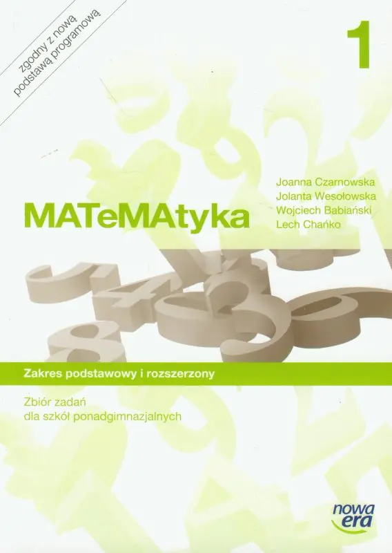 Książka - Matematyka. Zbiór zadań. Zakres podstawowy i rozszerzony. Szkoła ponadgimnazjalna