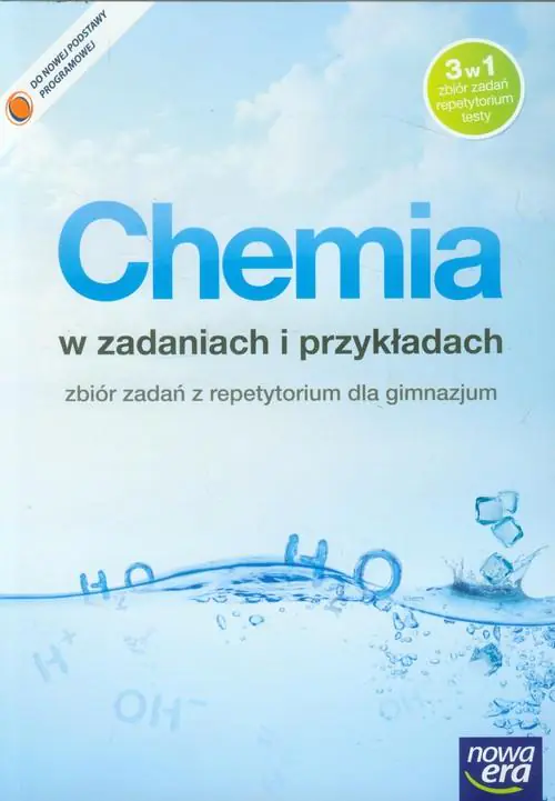 Książka - Chemia w zadaniach i przykładach dla gimnazjum. Zbiór zadań z repetytorium