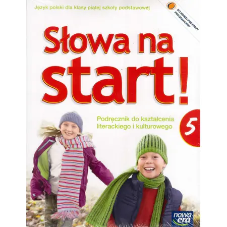 Książka - Słowa na start! Podręcznik do kształcenia literackiego i kulturowego. Klasa 5. Szkoła podstawowa + CD