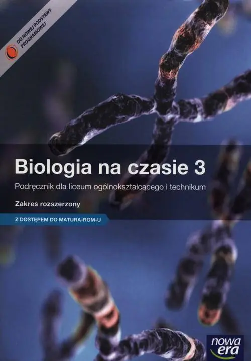 Książka - Biologia na czasie 3. Podręcznik dla liceum ogólnokształcącego i technikum. Zakres rozszerzony. Z dostępem do E-testów. Szkoły ponadgimnazjalne