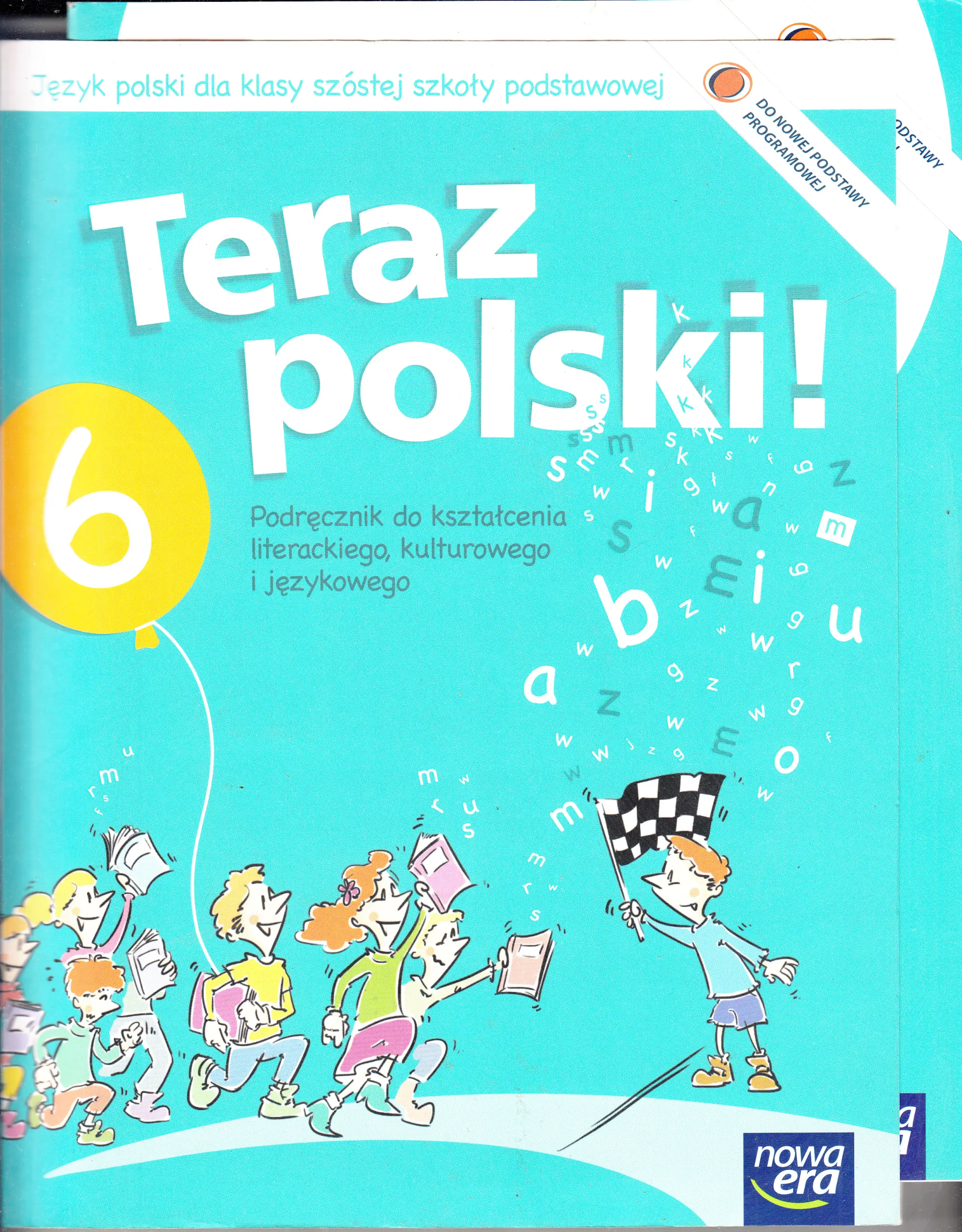Książka - J. Polski SP 6  Teraz polski! Podr + dodat 2014 NE