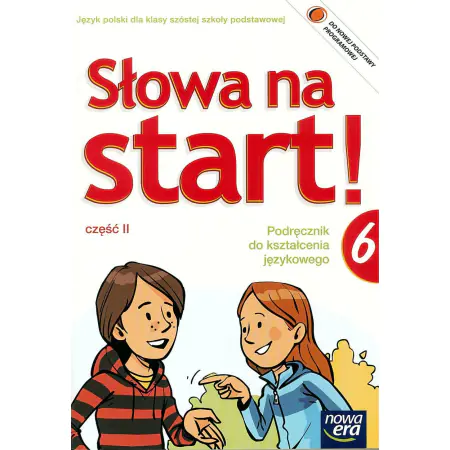 Książka - Słowa na start 6. Podręcznik do kształcenia językowego. Szkoła podstawowa. Część 2