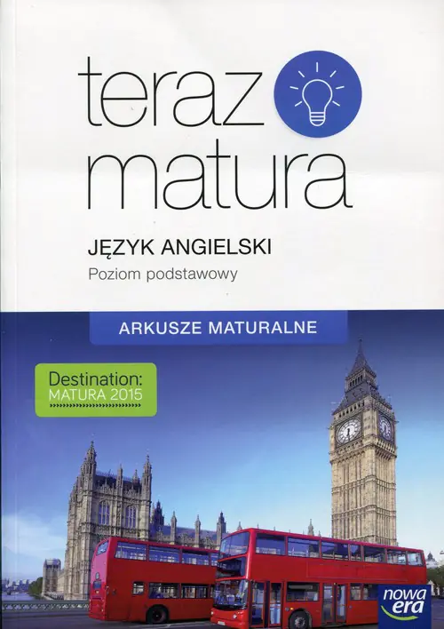Książka - Teraz matura. Język angielski. Arkusze maturalne. Poziom podstawowy
