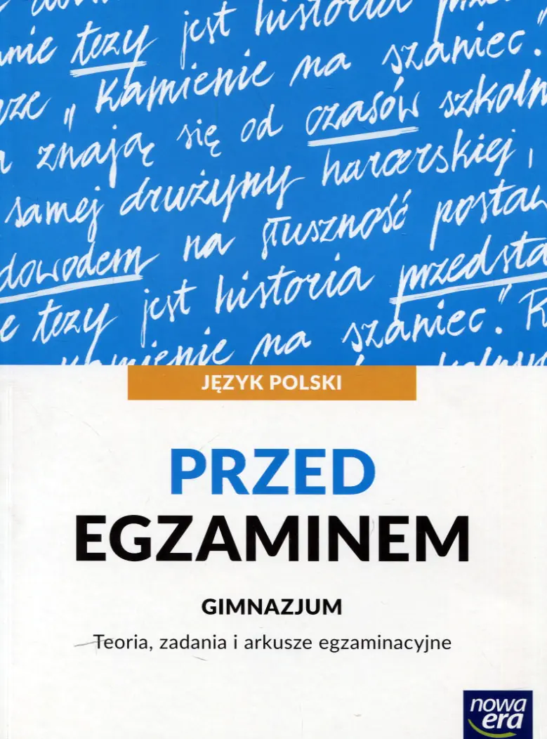Książka - Przed egzaminem. Język polski. Gimnazjum