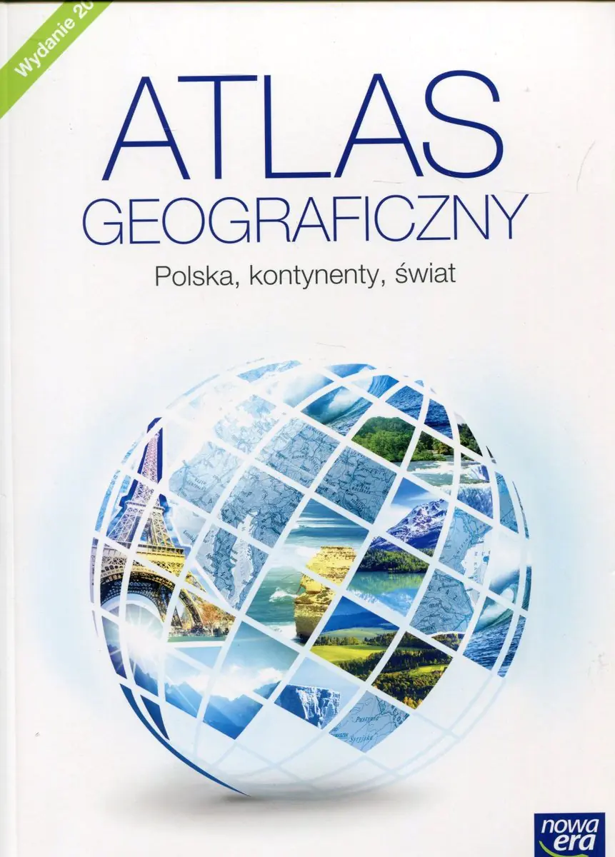Książka - Atlas geograficzny. Polska, kontynenty, świat