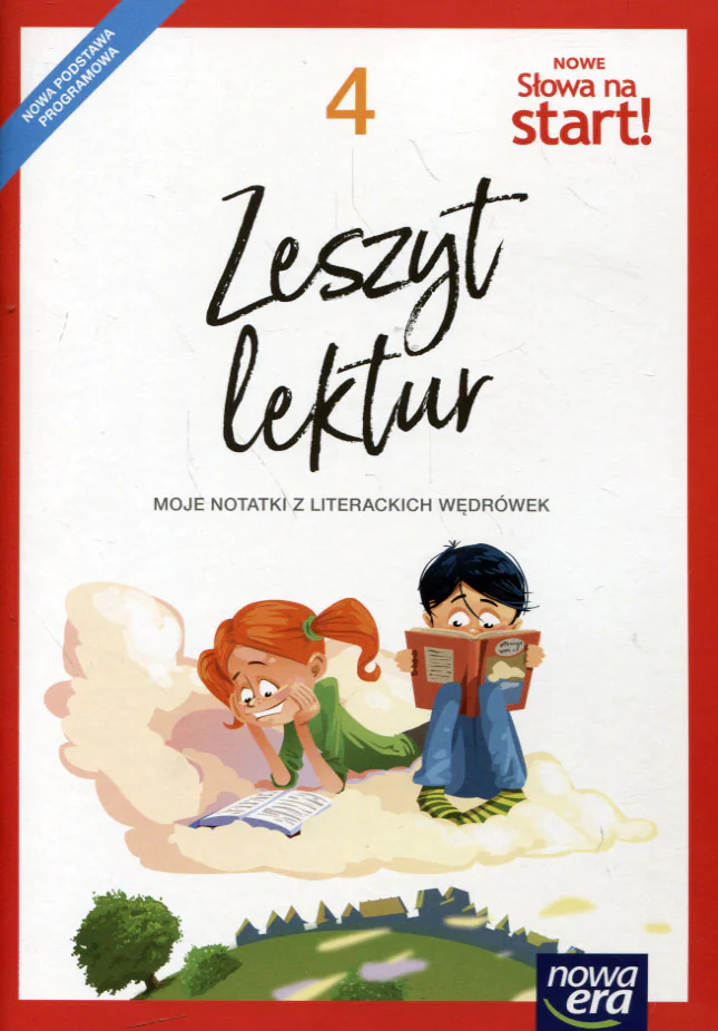 Książka - Nowe Słowa na start! Język polski. Zeszyt lektur. Klasa 4. Szkoła podstawowa