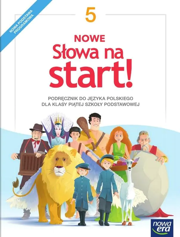 Książka - Nowe Słowa na start! Język polski. Podręcznik. Klasa 5. Szkoła podstawowa