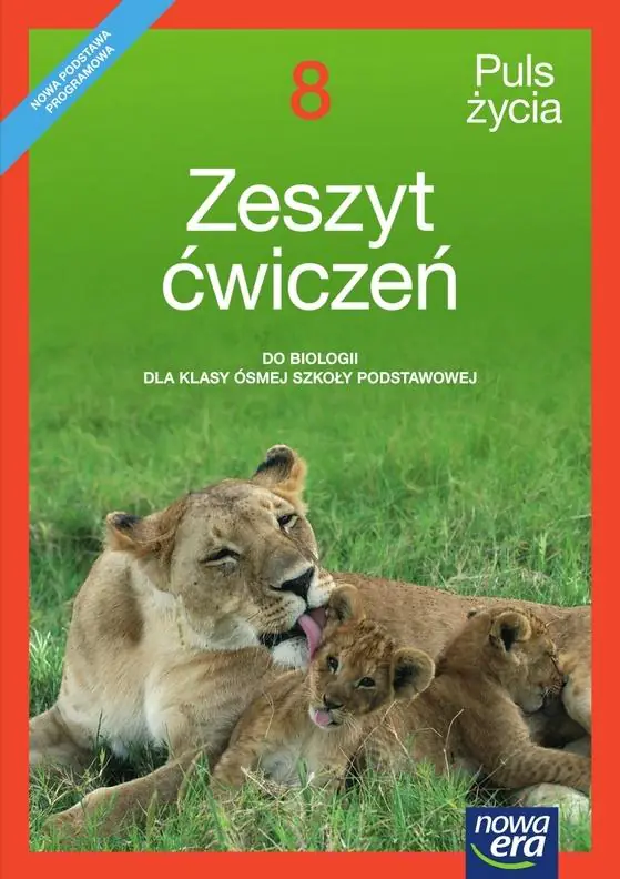 Książka - Puls życia. Biologia. Zeszyt ćwiczeń. Klasa 8. Szkoła podstawowa
