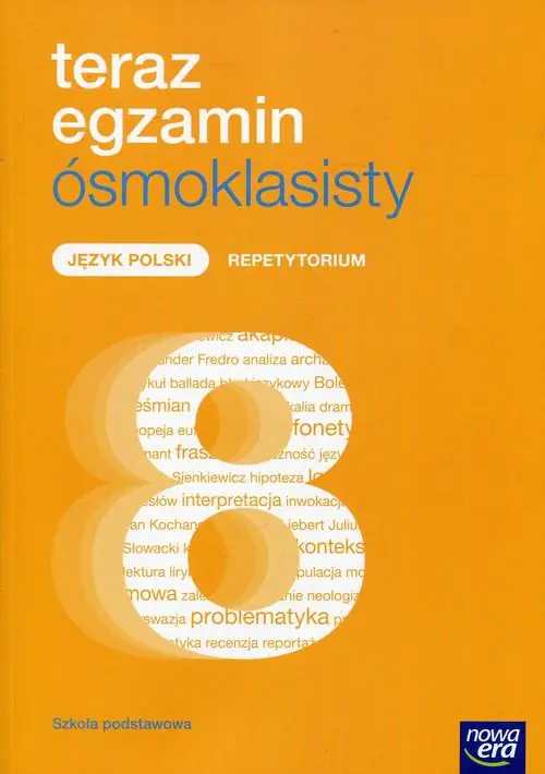 Książka - Teraz egzamin ósmoklasisty. J.polski Repetyt. NE