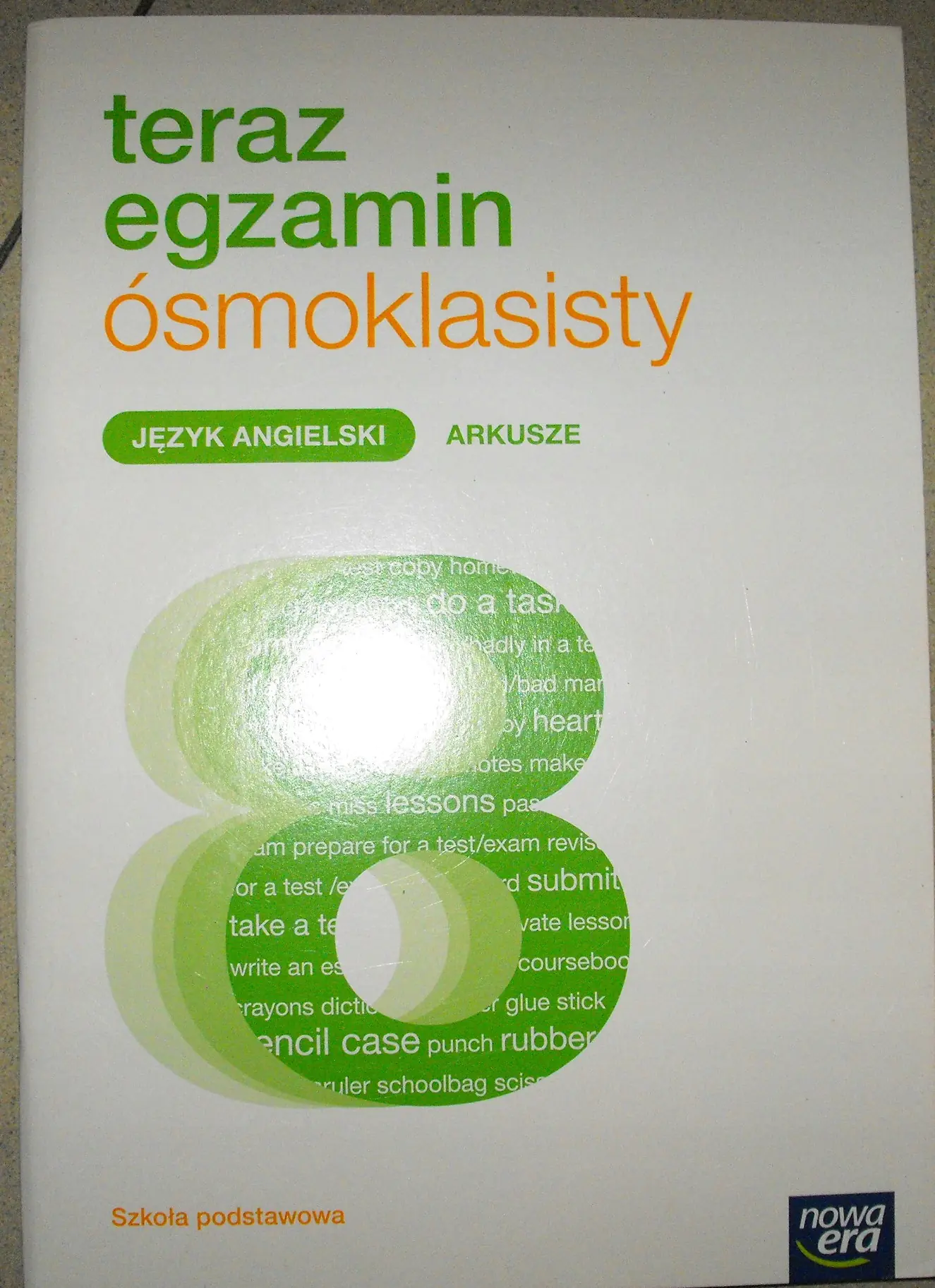 Książka - Teraz egzamin ósmoklasisty. J.angielski Arkusze NE