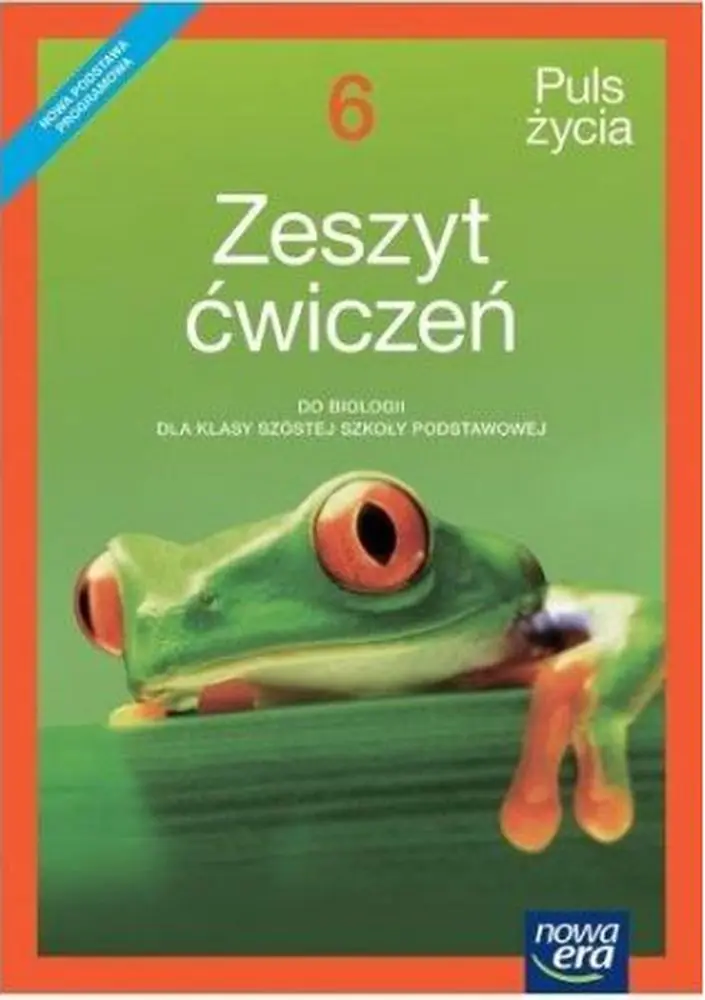 Książka - Puls życia. Biologia. Zeszyt ćwiczeń. Klasa 6. Szkoła podstawowa