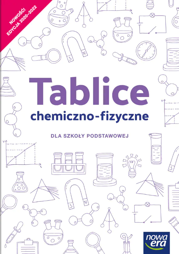 Książka - Tablice chemiczno-fizyczne dla klas 7-8 szkoły podstawowej