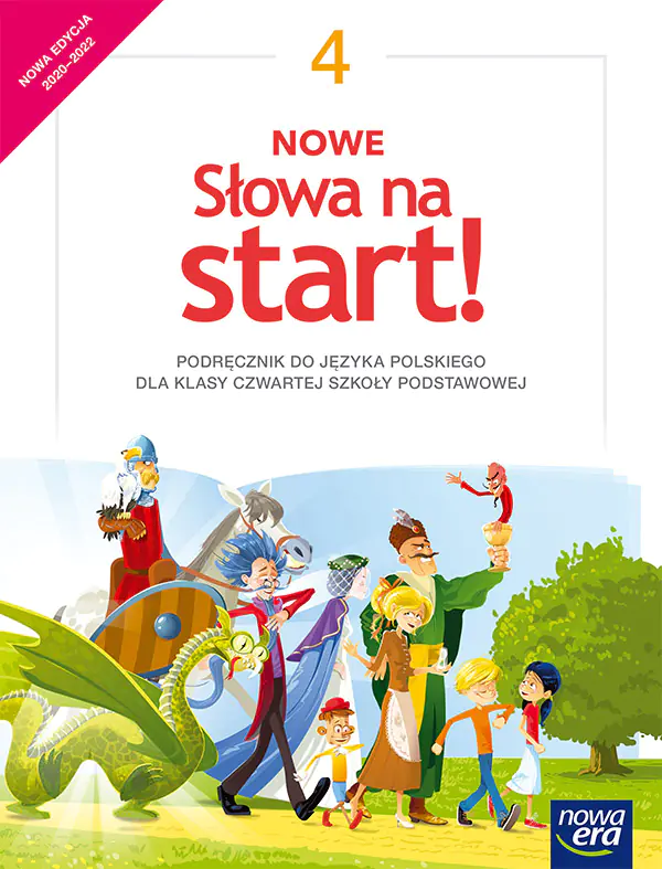 Książka - Nowe słowa na start. Język polski. Podręcznik dla klasy 4 szkoły podstawowej. Edycja 2020-2022