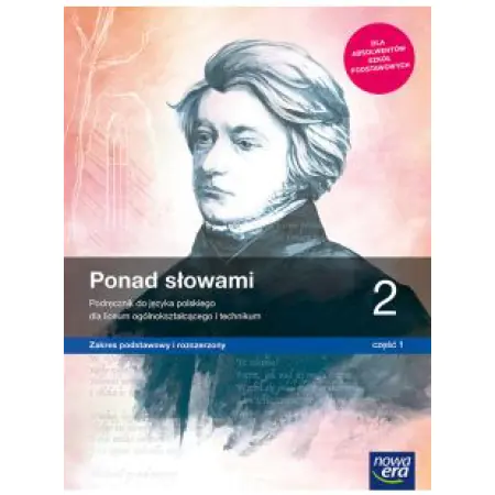 Książka - Język polski. Ponad słowami. Podręcznik. Klasa 2 część 1 liceum i technikum zakres podstawowy i rozszerzony
