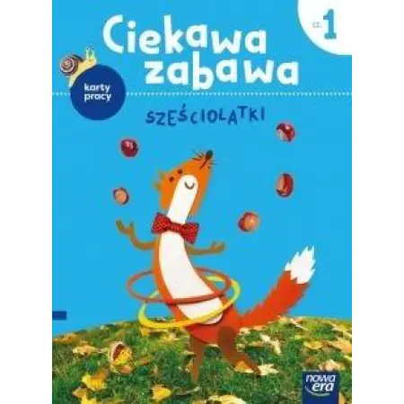 Książka - Ciekawa zabawa. 6-latki. Karty pracy. Część 1