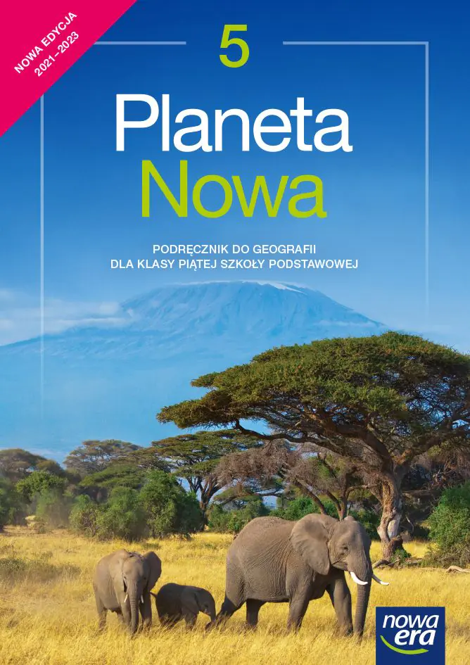 Książka - Geografia. Planeta nowa. Podręcznik dla klasy 5 szkoły podstawowej. Edycja 2021-2023