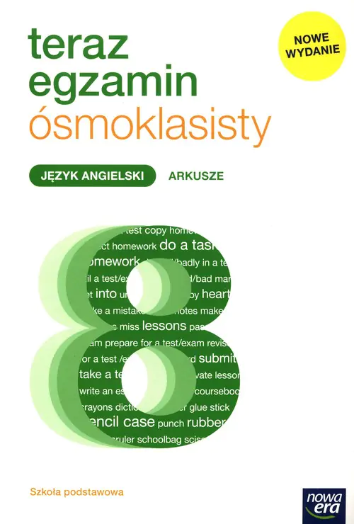 Książka - Teraz egzamin ósmoklasisty 2021. Język angielski. Exam preparation. Arkusze egzaminacyjne dla klasy 8 szkoły podstawowej
