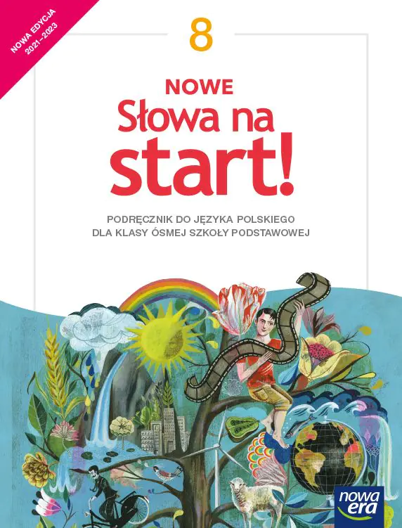 Książka - Nowe słowa na start! Język polski. Podręcznik. Klasa 8. Szkoła podstawowa. Edycja 2020-2023