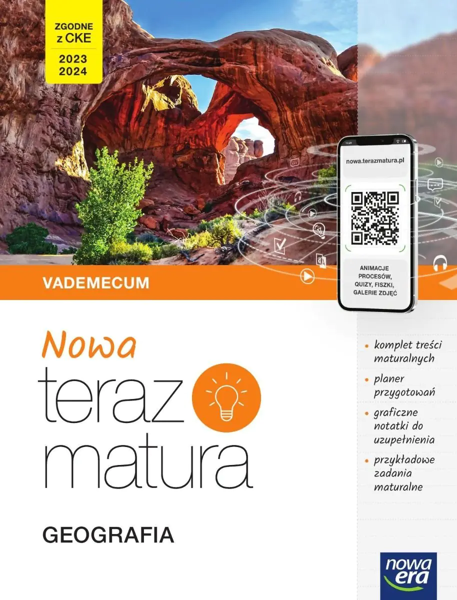 Książka - NOWA Teraz matura. Geografia. Vademecum. Zakres rozszerzony