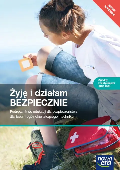 Książka - Żyję i działam bezpiecznie. Edukacja dla bezpieczeństwa. Podręcznik. Liceum i technikum 2022