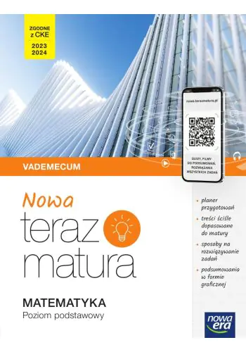 Książka - NOWA Teraz matura. Matematyka. Vademecum z cyfrowym wspomaganiem nauki. Poziom podstawowy