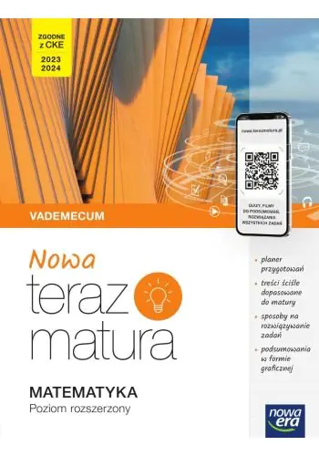 Książka - NOWA Teraz matura. Matematyka. Vademecum z cyfrowym wspomaganiem nauki. Poziom rozszerzony