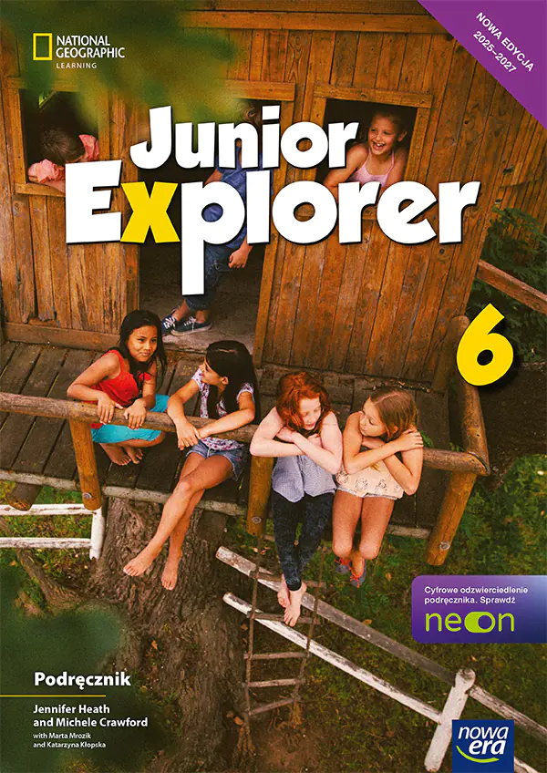 Książka - Junior Explorer NEON. Klasa 6. Podręcznik