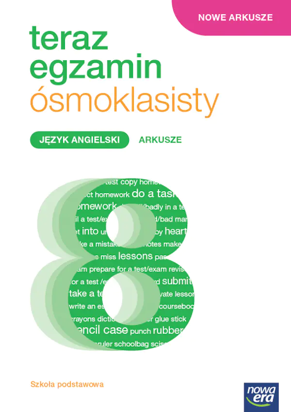 Książka - Teraz egzamin ósmoklasisty 2023/2024. Język angielski. Arkusze egzaminacyjne
