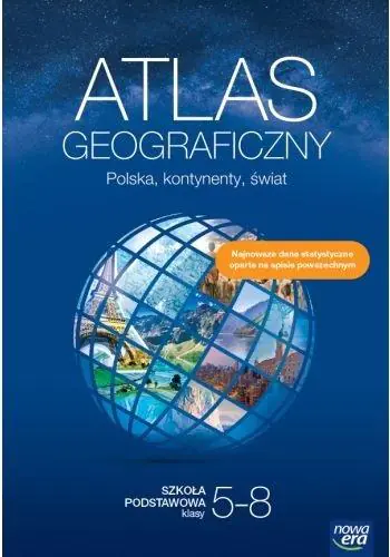 Atlas geograficzny. Klasy 5-8. Szkoła podstawowa