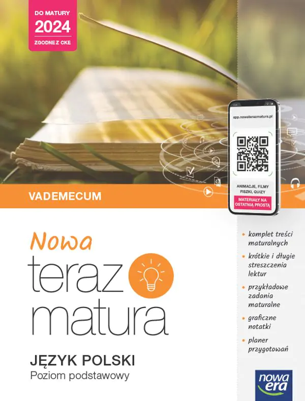 Książka - Język polski. Nowa teraz Matura. Vademecum. Zakres podstawowy