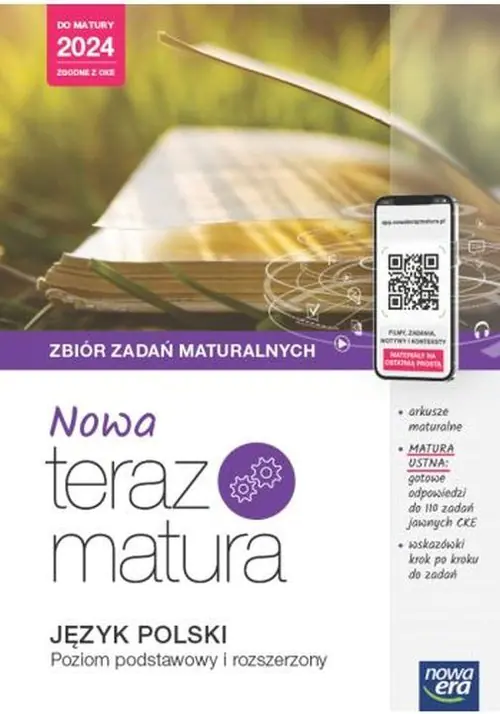 Książka - Język polski. Nowa Teraz matura. Zbiór zadań maturalnych. Zakres podstawowy i rozszerzony