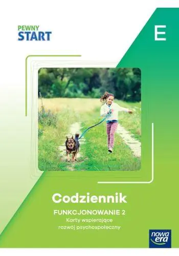 Książka - Pewny Start. Poziom E. Codziennik. Funkcjonowanie 2. Karty wspierające rozwój psychospołeczny